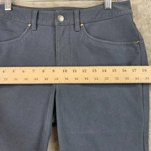Lululemon Pants Mens 30 Gray 5-Pocket Slim Tapered Stretch Hidden Zip Pocket